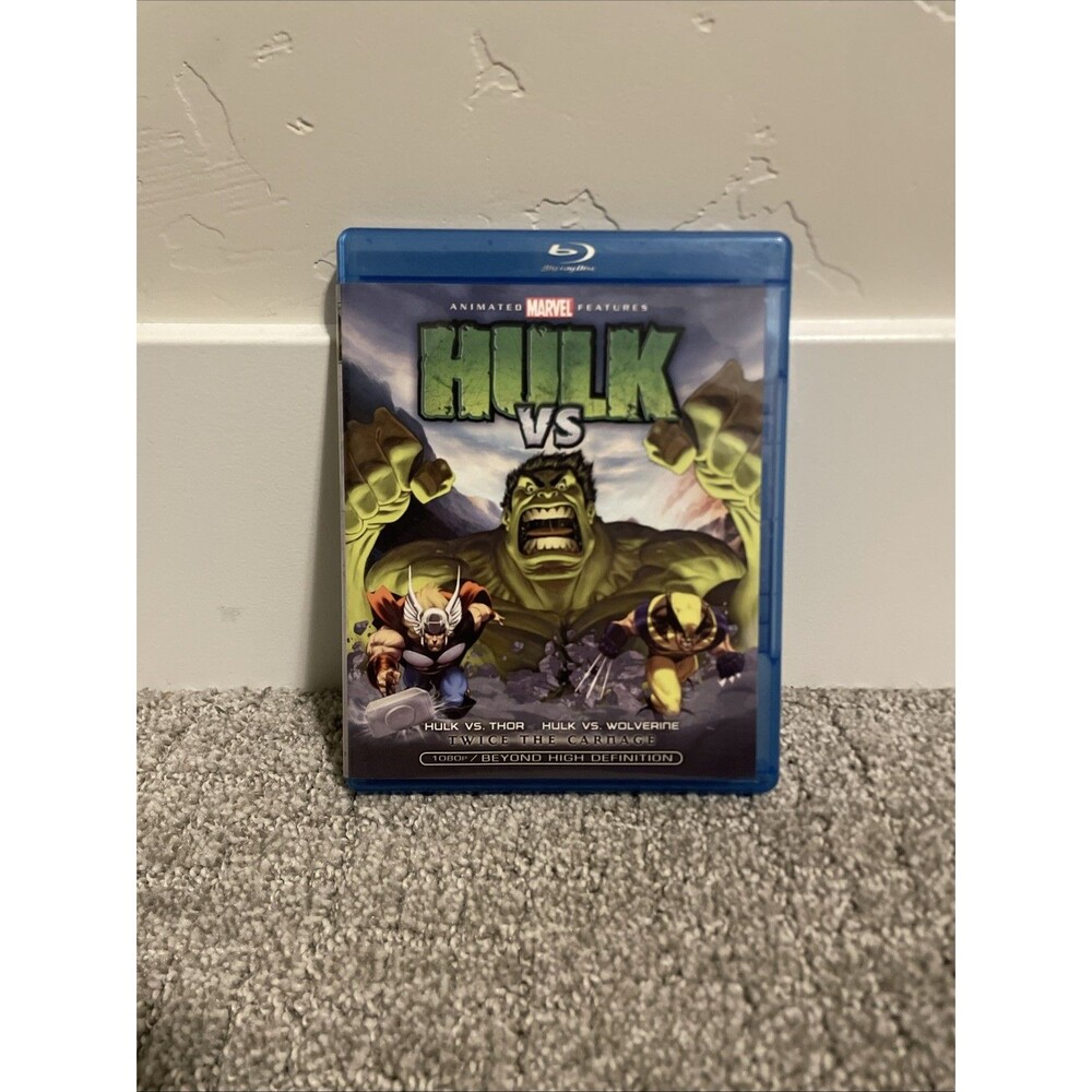 Hulk Vs. (Blu-ray, 2009) Marvel Animated Feature Thor Wolverine Rare OOP